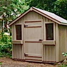 8 x 10 medium board and batten.